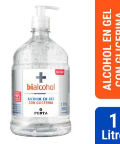 ALCOHOL EN GEL PORTA 70 %C/VALVULA  X LT