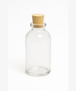TUBO VIAL (FRASCO AMPOLLA INCOLORO) BOCA 20 X 30 CC C/CORCHO