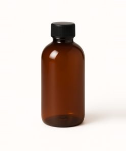 BOTELLA BODY PET AMBAR 24/410 X 250 CC C/TAPA CIEGA PLASTICA