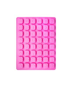 MOLDE SILICONA N22 LETRAS/SIGNOS/SIMB X UNIDAD