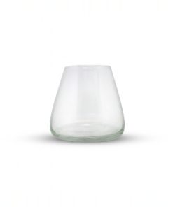 VASO P/VELA VOLCAN DE VIDRIO X UNID
