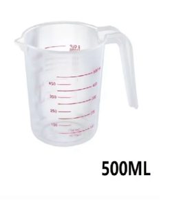 JARRA PLASTICA MEDIDORA X 500 ML