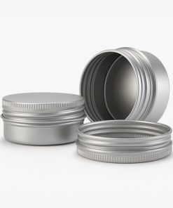 VASO P/VELA PASTILLERO GRANDE (100 ML) ALUMINIO X UNID