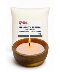 CERA VEGETAL EN PERLAS (TIPO CERALINA) X KILO