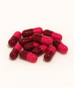 CAPSULA GELATINA N 3 BORRAVINO/FUCSIA X1000