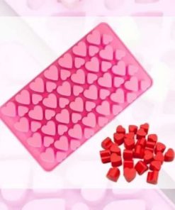 MOLDE SILICONA N75 MINI CORAZONES X UNID