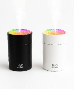 HUMIDIFICADOR CILINDRICO RECARGABLE C/LUCES X UNID