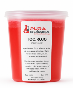 PAN BASE TOCADOR COLOR ROJO X 500 GRS (POTE )  NUEVO