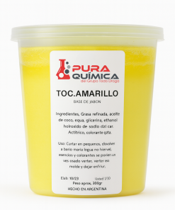 PAN BASE TOCADOR COLOR AMARILLO X 500 GRS (POTE )  NUEVO