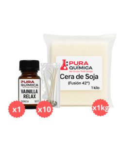 KIT INICIAL VELAS DE CERA DE SOJA