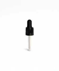 PIPETA NEGRA PRECINTABLE P/FRASCO COLIRIO BOCA 18  DIN X 15 CC SOLA