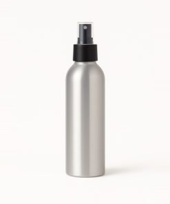 BOTELLA RO ALUMINIO 28/410 (53X160) X 250 CC C/VALVULA SPRAY NEGRA