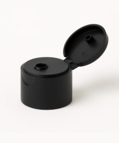 TAPA FLIP TOP RECTA 24/410 PLASTICA NEGRA X UNID