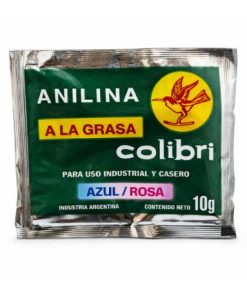 ANILINA GRASA AZUL /ROSAX 10 GRS SOBRE COLIBRI